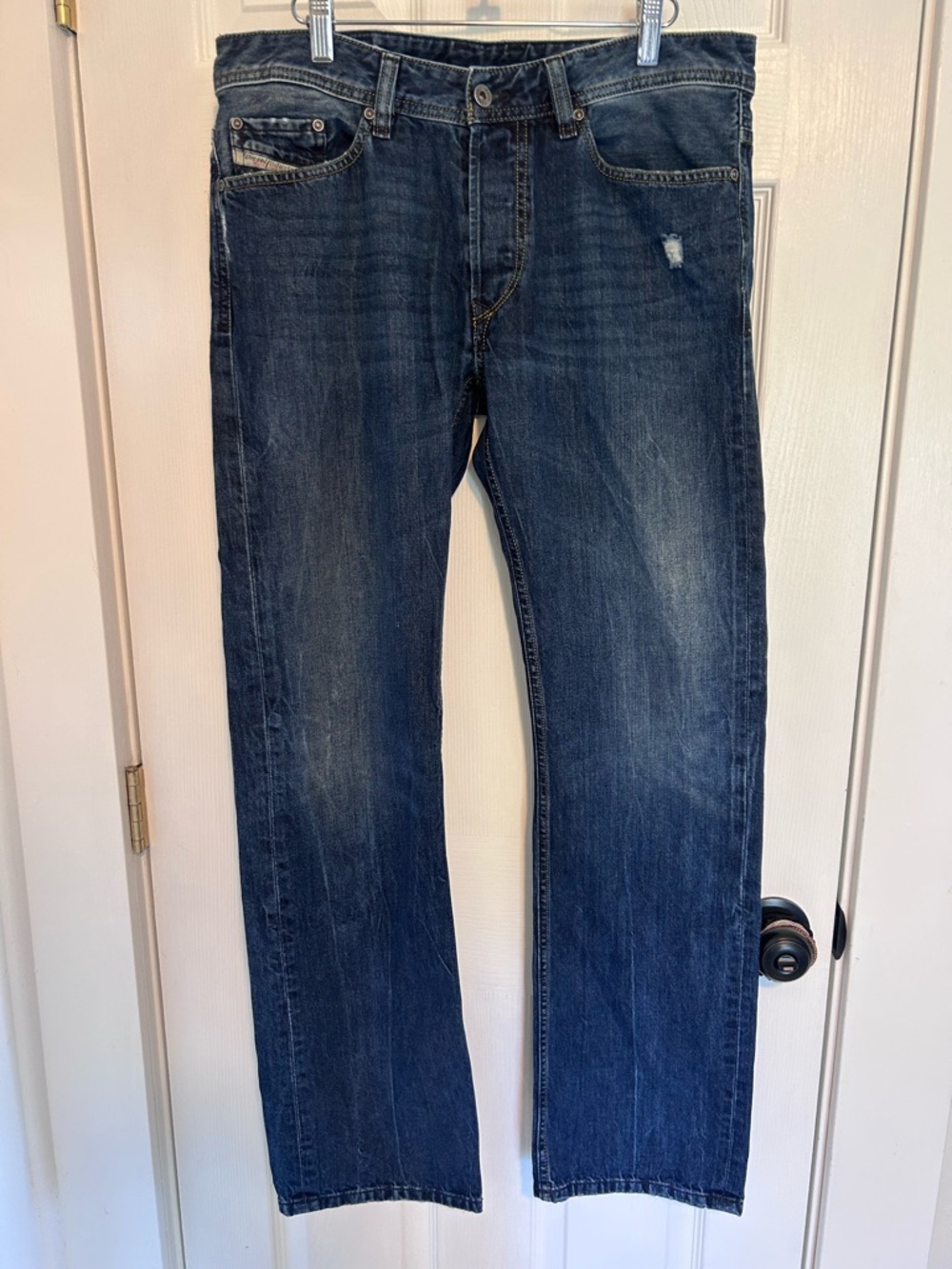 Diesel Men's Indigo Straight-Leg Jeans